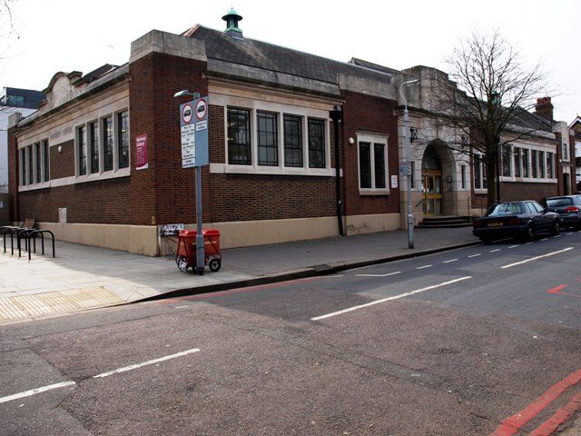 Exterior of Norbury Library in south London