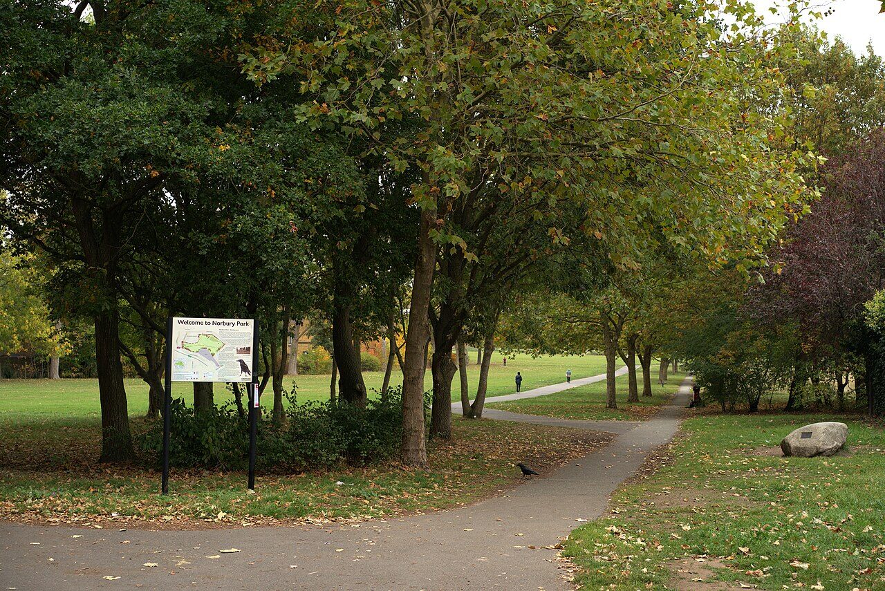 Norbury Park in the London Borough of Croydon